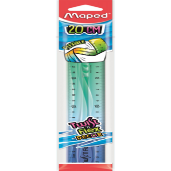 Линейка Maped Twist`n Flex Patterns 279215 дл.20см ассорти гибкая