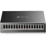 TP-Link TL-SG116E 16-портовый гигабитный настольный Easy Smart коммутатор, 16 портов RJ45 10/100/100 Мбит/с, VLAN на базе MTU/порта/тэга, QoS, IGMP Snooping