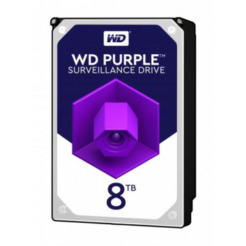 Жесткий диск WESTERN DIGITAL Purple 8Тб Наличие SATA 3.0 256 Мб 7200 об/мин 3,5" WD82PURZ