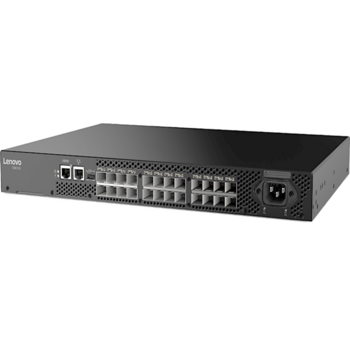 Коммутатор Lenovo ThinkSystem DB610S, 8 ports w/ 16Gb SWL SFP, 1 PS, rail kit (1yr)