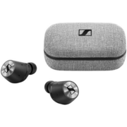 Гарнитура вкладыши Sennheiser Momentum True Wireless M3IETW черный/серебристый беспроводные bluetooth в ушной раковине (508524)