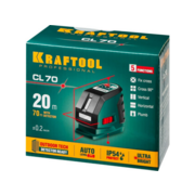 Нивелир лазерн. Kraftool 34660 цв.луч. красный 3луч.