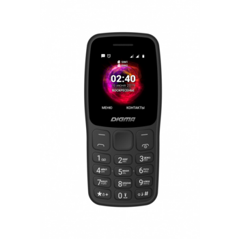 Мобильный телефон Digma C170 Linx 32Mb черный моноблок 2Sim 1.77" 128x160 0.08Mpix GSM900/1800 MP3 FM microSD max16Gb