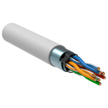 Кабель информационный ITK Generica BC1-C5E04-328-305-G кат.5E FTP 4 пары 24AWG LSZH внутренний 305м белый