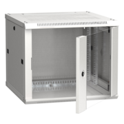 Шкаф коммутационный ITK Linea W (LWR3-06U66-GF) настенный 6U 600x600мм пер.дв.стекл 90кг серый 500мм 200град. 370мм IP20 IK08