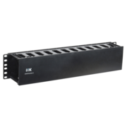 Кабельный органайзер ITK CO05-2PC 2U шир.:19" глуб.:89мм