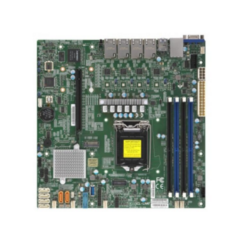 Материнская плата Supermicro MBD-X11SCL-LN4F-O Soc-1151 iC242 mATX 4xDDR4 6xSATA3 SATA RAID i210AT 4xGgbEth Ret