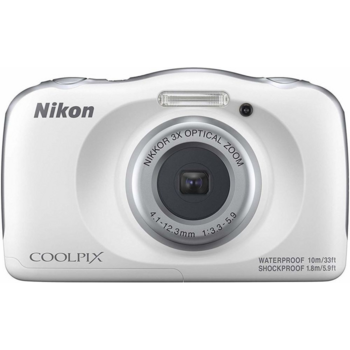 Фотоаппарат Nikon CoolPix W150 белый 13.2Mpix Zoom3x 2.7" 1080p 21Mb SDXC CMOS 1x3.1 5minF HDMI/KPr/DPr/WPr/FPr/WiFi/EN-EL19