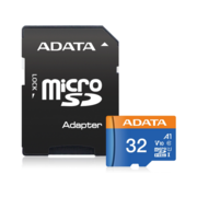 Карта памяти Micro SecureDigital 32Gb A-DATA AUSDH32GUICL10A1-RA1 {MicroSDHC Class 10 UHS-I, SD adapter}