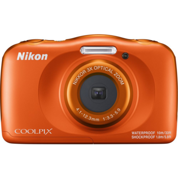 Фотоаппарат Nikon CoolPix W150 оранжевый 13.2Mpix Zoom3x 2.7" 1080p 21Mb SDXC CMOS 1x3.1 5minF HDMI/KPr/DPr/WPr/FPr/WiFi/EN-EL19