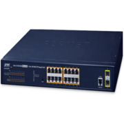 GS-4210-16P2S управляемый коммутатор IPv6/IPv4, 16-Port Managed 802.3at POE+ Gigabit Ethernet Switch + 2-Port 100/1000X SFP (220W)