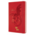 Блокнот Moleskine LIMITED EDITION HARRY POTTER LEHP02QP060D 130х210мм 240стр. линейка твердая обложка красный