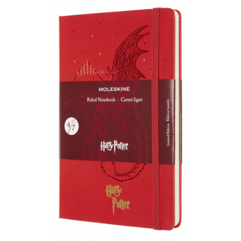 Блокнот Moleskine LIMITED EDITION HARRY POTTER LEHP02QP060D 130х210мм 240стр. линейка твердая обложка красный