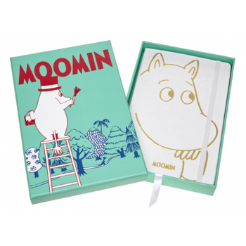 Блокнот Moleskine LIMITED EDITION MOOMIN LEMOOQP060CLT 130х210мм 240стр. линейка твердая обложка подар.кор. белый