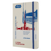 Блокнот Moleskine LIMITED EDITION STAR WARS LESWD02QP060 Large 130х210мм 240стр. линейка твердая обложка белый