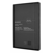 Блокнот Moleskine LIMITED EDITION LEATHER LCLH31HBKBOX Large 130х210мм натур. кожа 176стр. линейка твердая обложка черный