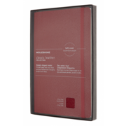 Блокнот Moleskine LIMITED EDITION LEATHER LCLH31HF1BOX Large 130х210мм натур. кожа 176стр. линейка твердая обложка красный