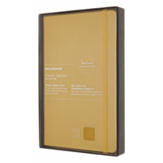 Блокнот Moleskine LIMITED EDITION LEATHER LCLH31HM17BOX Large 130х210мм натур. кожа 176стр. линейка твердая обложка желтый