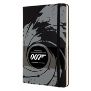 Блокнот Moleskine LIMITED EDITION JAMES BOND LEJB02QP060A Large 130х210мм 240стр. линейка твердая обложка черный