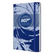 Блокнот Moleskine LIMITED EDITION JAMES BOND LEJB02QP060B Large 130х210мм 240стр. линейка твердая обложка синий