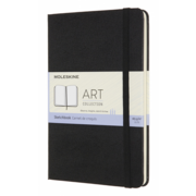 Блокнот для рисования Moleskine ART SKETCHBOOK ARTQP054 Medium 115x180мм 88стр. нелинованный твердая обложка черный