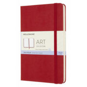 Блокнот для рисования Moleskine ART SKETCHBOOK ARTQP054F2 Medium 115x180мм 88стр. нелинованный твердая обложка красный