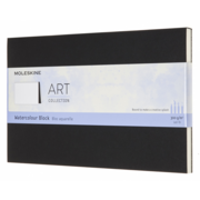 Блокнот для акварели Moleskine ART WATERCOLOR ARTWBL3 Large 130х210мм 20стр. нелинованный мягкая обложка черный