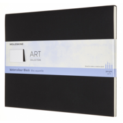 Блокнот для акварели Moleskine ART WATERCOLOR ARTWBL4 XLarge 190х250мм 20л нелинованный мягкая обложка черный