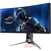 Монитор LCD 35" ASUS ROG SWIFT PG35VQ, 90LM03T0-B02370, 35" Curved UWQHD (3440x1440),Quantum-dot technology, DP, HDMI, DCI-P3 color gamut, NVIDIA G-SYNC Ultimate, DisplayHDR1000, подсветка Aura Sync