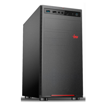 ПК IRU Office 312 MT PG G5400 (3.7)/8Gb/1Tb 7.2k/UHDG 610/Free DOS/GbitEth/400W/черный