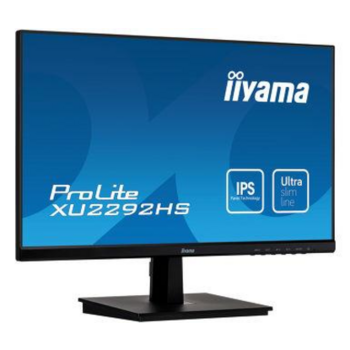 Монитор Iiyama 21.5" ProLite XU2292HS-B1 черный IPS LED 4ms 16:9 HDMI M/M матовая 1000:1 250cd 178гр/178гр 1920x1080 D-Sub DisplayPort FHD 3.2кг