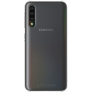 Чехол (клип-кейс) Samsung для Samsung Galaxy A50 WITS Premium Hard Case прозрачный/серебристый (GP-FPA505WSBSR)