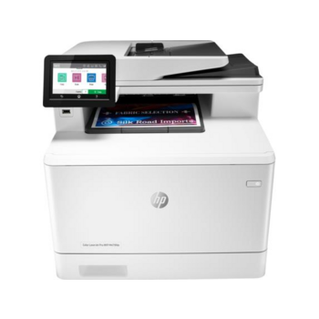 Лазерное многофункциональное устройство HP Color LaserJet Pro MFP M479fdn (p/c/s/f, A4,600 dpi,27(27)ppm,512Mb,2 trays 50+250,Duplex,ADF50,USB 2.0/GigEth,4 cart.in box black 2400&cmy1200 pages,1y warr.,repl. CF378A)