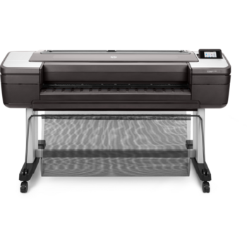 Широкоформатный принтер HP DesignJet T1700 PS (44",2400x1200dpi, 26spp(A1), 128Gb(virtual), HDD500Gb, host USB type-A/GigEth,stand,sheet feed,1 rollfeed,autocutter, TouchScreen, 6 cartridges/3 heads,2y warr)