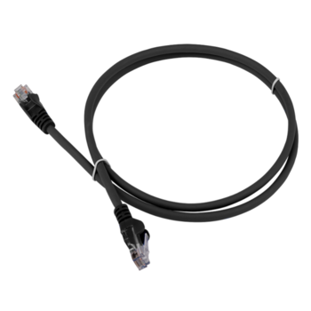 Патч-корд Lanmaster LAN-PC45/U6-3.0-BK вилка RJ-45-вилка RJ-45 кат.6 3м чёрный LSZH (уп.:1шт)