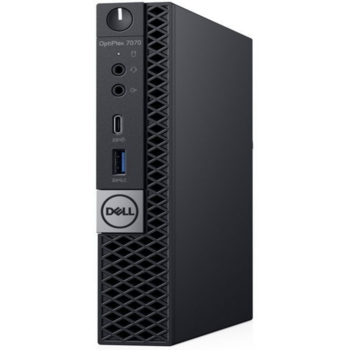 Персональный компьютер Dell OptiPlex 7070 Dell Optiplex 7070 MFF Intel Core i7 9700(3.0Ghz)/8GB/256GB SSD/Int:Intel UHD Graphics 630/BT/WiFi/HDMI 2.0b/war 3y/black/W10Pro