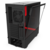 Корпус NZXT CA-H510I-BR H510i Compact Mid Tower Black/Red Chassis with Smart Device 2, 2x120mm Aer F Case Fans, 2xLED Strips and Vertical GPU Mount