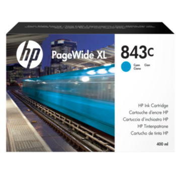 Cartridge HP 843C с голубыми чернилами 400 мл для PageWide XL 5000/4x000