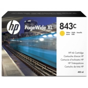Cartridge HP 843C с желтыми чернилами 400 мл для PageWide XL 5000/4x000