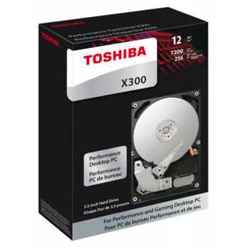 Жесткий диск Toshiba SATA-III 12Tb HDWR21CEZSTA X300 (7200rpm) 256Mb 3.5" Rtl