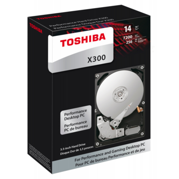 Жесткий диск Toshiba SATA-III 14Tb HDWR21EEZSTA X300 (7200rpm) 256Mb 3.5" Rtl
