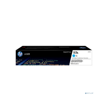 Картридж лазерный HP 117 W2071A голубой (700стр.) для HP Laser 150/MFP 178/179