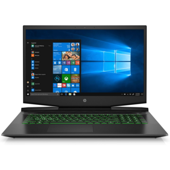 Ноутбук HP Pavilion 17-cd0005ur [7DW57EA] black green 17.3" {FHD i5-9300H/8Gb/1Tb+128Gb SSD/GTX1660Ti 6Gb/W10}