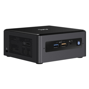 Неттоп IRU NUC 113 i3 8109U (3) 4Gb SSD240Gb/Iris Graphics 655 CR Windows 10 Professional 64 GbitEth WiFi BT 90W черный/серебристый