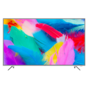 Телевизор LED Hyundai 55" H-LED55EU7001 стальной/Ultra HD/60Hz/DVB-T2/DVB-C/DVB-S2/USB/WiFi/Smart TV (RUS)