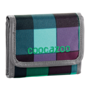 Кошелек Coocazoo 124813 Green Purple District 2 отделения 120х100х15мм полиэстер