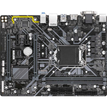 Материнская плата Gigabyte B365M HD3 Soc-1151v2 Intel B365 2xDDR4 mATX AC`97 8ch(7.1) GbLAN+VGA+DVI+HDMI