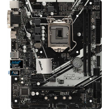 Материнская плата Asrock B365M-HDV {Soc-1151v2 Intel B365 2xDDR4 mATX AC`97 8ch(7.1) GbLAN+VGA+DVI+HDMI}