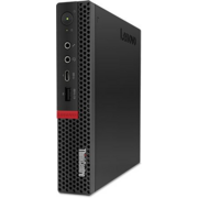 ПК Lenovo ThinkCentre Tiny M720q slim PG G5420T (3.2)/4Gb/SSD128Gb/UHDG 610/noOS/GbitEth/WiFi/BT/65W/клавиатура/мышь/черный