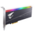 Твердотельный накопитель GIGABYTE AORUS SSD 512GB RGB, 3D TLC, AIC, PCIe Gen 3.0 x4, NVMe, R3480/W2100